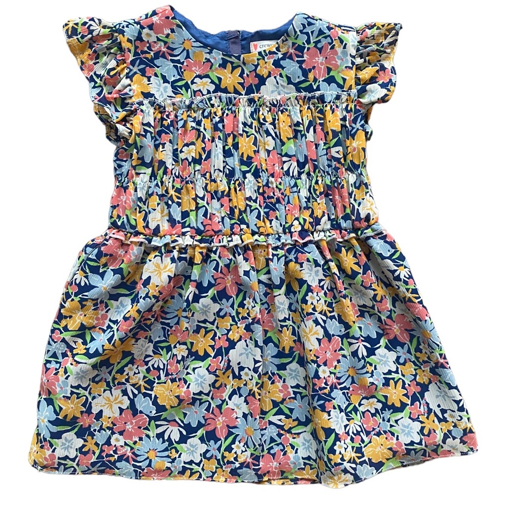 Adorable girls floral tiered dress